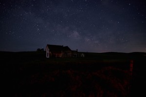 Weber House and Milky Way – Palouse – nXnw2015