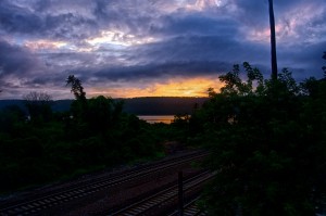 Spuyten Duyvil – Sunset Over The Hudson