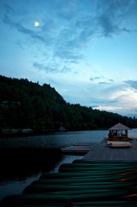 Mohonk Lake Boat Dock Evening (we35 before #We35)