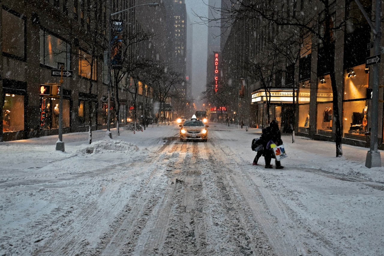 West 50th Street in Snow #we35
