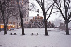 Grand Army Plaza In Snow – #we35