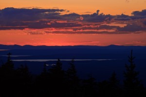 Sunset From Cadillac Mountain